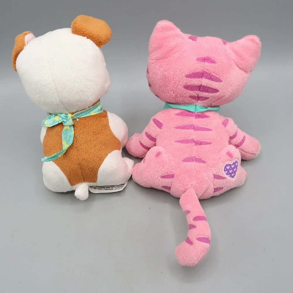 Disney Doc McStuffins Animal Plush Toy Olive Dog Puppy & Whispers Pink Cat lot